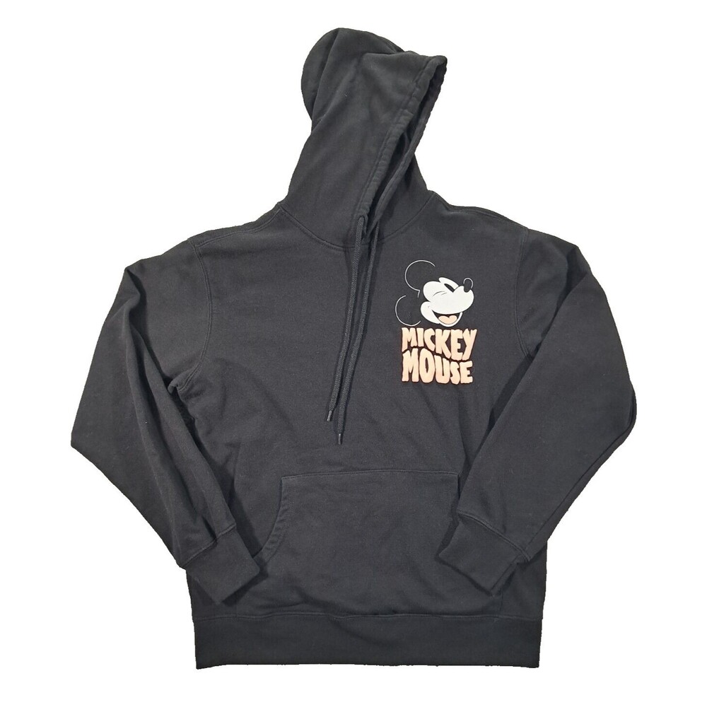 Disney Hoodie Womens Sz Medium Sweatshirt Pullover Long Sleeve Mickey Mouse